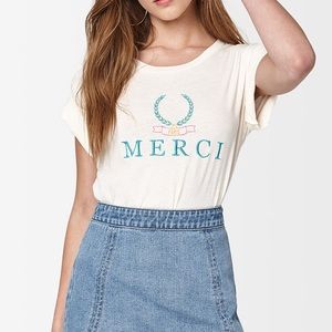 Pacsun merci paris t-shirt
